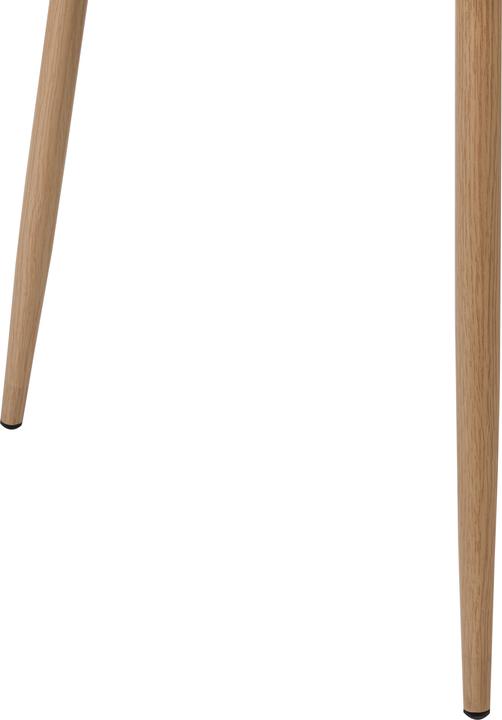 Produktbild Beliani Esszimmerstuhl Kunststoff weiss / heller Holzfarbton 2er Set FONDA II