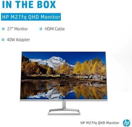 Actual product image HP M27fq (2560 x 1440 pixels, 27")