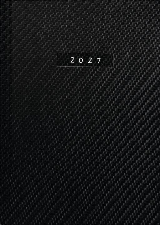 Produktbild rido/idé 7021812807 Buchkalender Mod. Chefplaner 2027 'Carbon' A5, Kunstleder (A5)