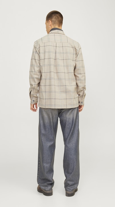 Image du produit Jack & Jones Jprraymond Melange Check Ls Overshirt Sn (L)