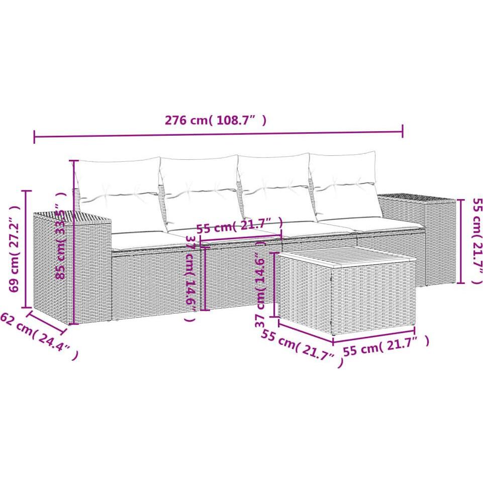 Thumbnail - VidaXL, Gartenlounge, Sherlocke