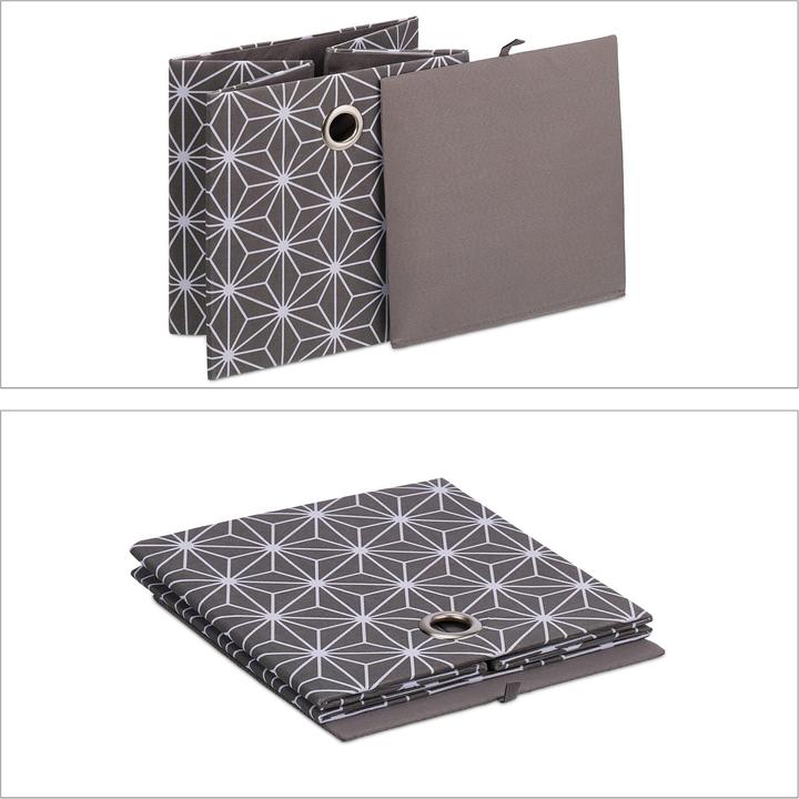 Image du produit Relaxdays 2x boîte de rangement (30 x 30 x 30.5 cm, 27 l)