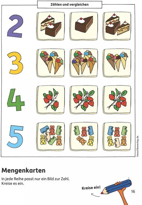 Produktbild Vorschulblock - Zahlen und Mengen (Deutsch, Sabine Dengl, 2018)
