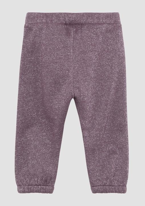 S.Oliver Leggins Glitzernde Sweatpants mit elastischen Bündchen (92)