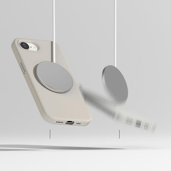 Immagine prodotto Ringke Silicone Magsafe iPhone 16e Case - Beige (Apple iPhone 16e)