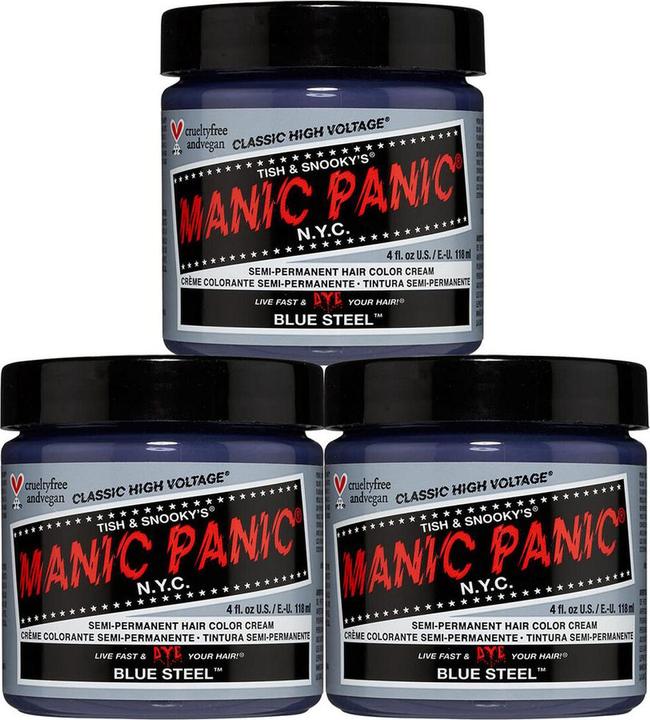 Immagine prodotto Skybound Tintura per capelli classica in crema ad alta tensione, blu acciaio (Acciaio blu)