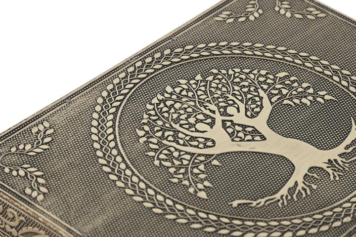 Image du produit Esprit Box-Schmuckkästchen Home Weiss Champagner Holz Aluminium 17,5 x 12,5 x 8,5 cm