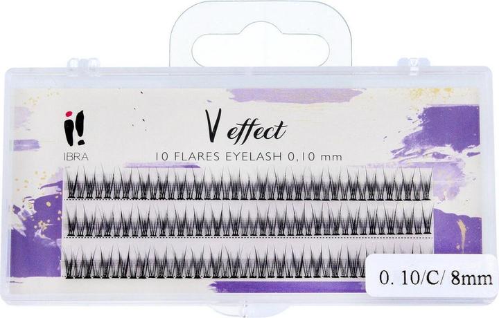 Actual product image Ibra KĘPKI V EFFECT C 0.10 - 8 mm (Artificial eyelashes)