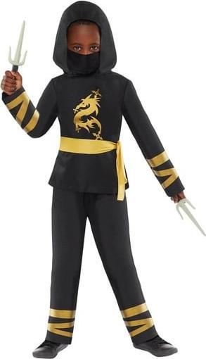 Image du produit Amscan Costume de guerrier Ninja Dragon enfant noir et or