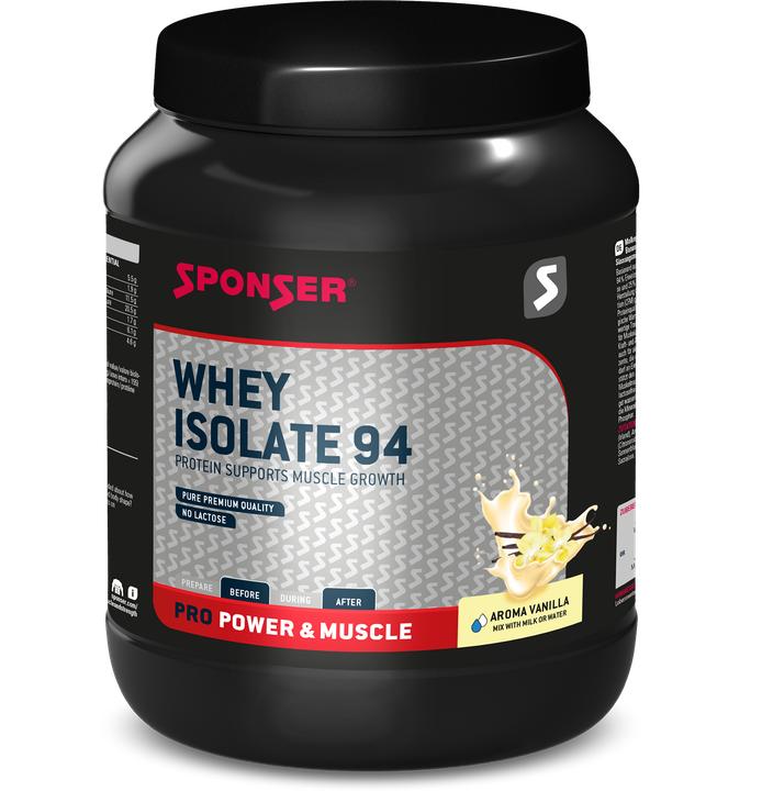 Actual product image Sponser Whey Isolate 94 (Vanilla, 1 x, 850 g)