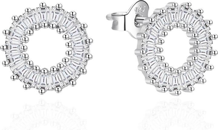 Immagine prodotto Agato Silver Earrings With Clear Zircons Agt-E088pw (Argento)