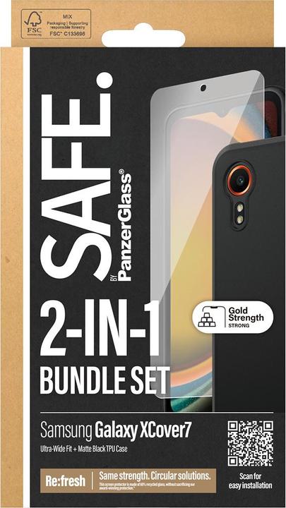 Actual product image Safe Bundle Glass + Case (1 pcs., Samsung Galaxy Xcover 5)