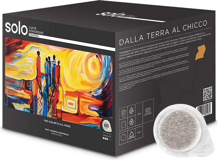 Immagine prodotto Solo Caffe' Monorigine Uganda Cialde E.s.e. 44mm (100 x Porta.)