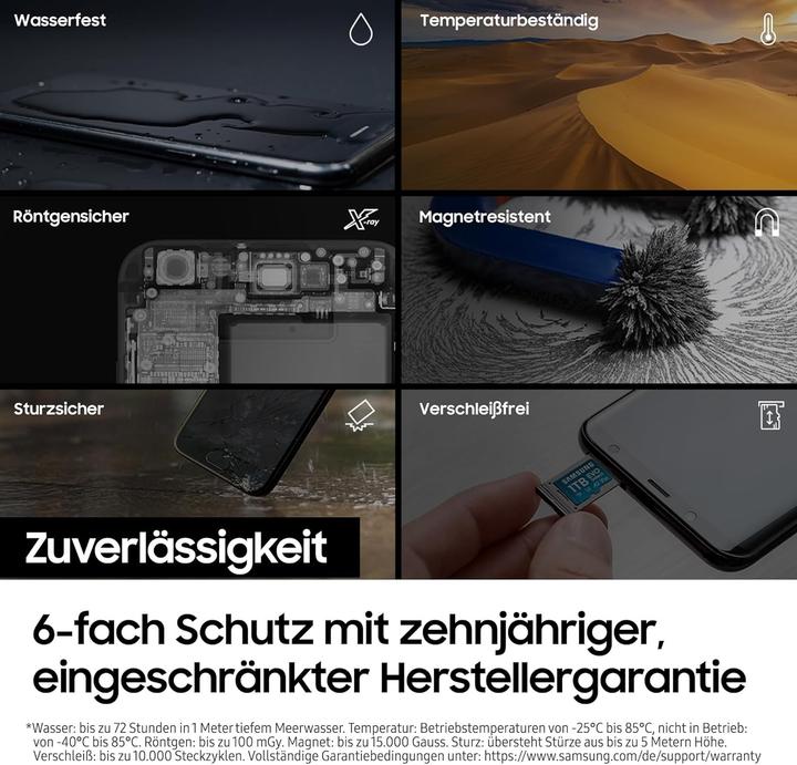 Immagine prodotto Samsung EVO Plus (1000 GB, microSDXC, U3, UHS-I)