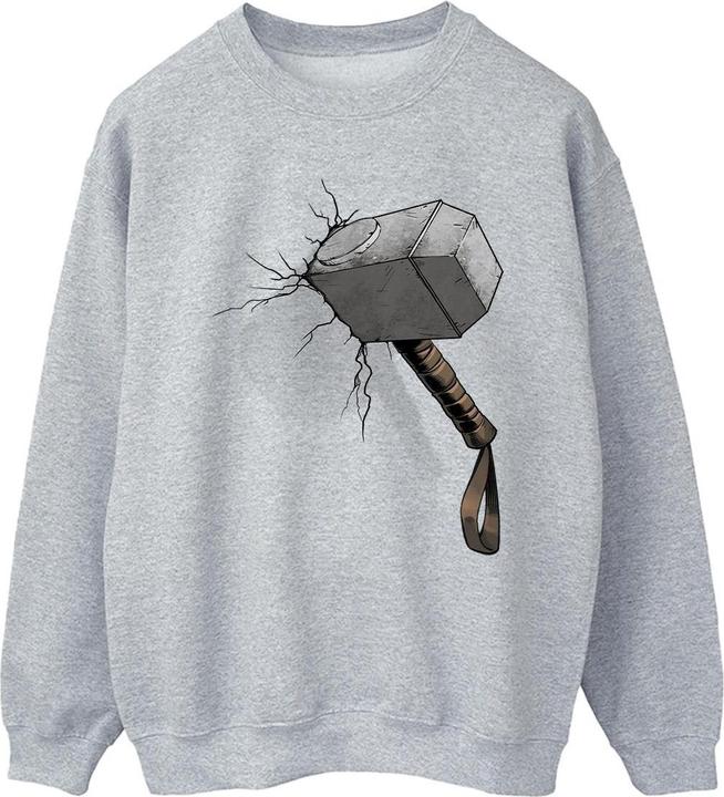 Produktbild Marvel Thor Hammer Crack Sweatshirt (S)