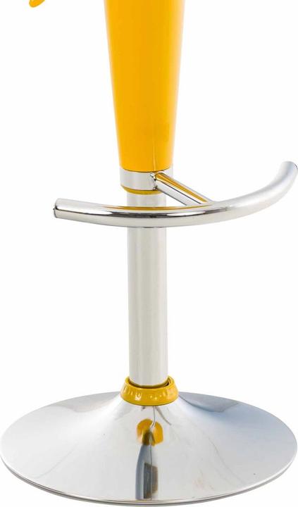 Actual product image CLP Bar stool Saddle, yellow