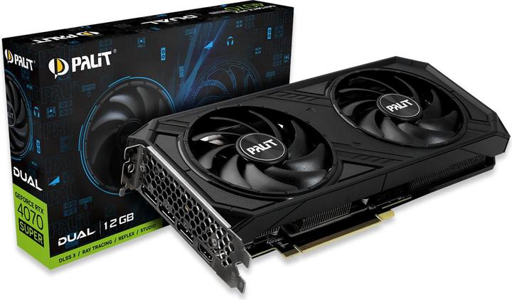 Actual product image Palit RTX 4070 Super 12GB Dual GDDR6X (12 GB)