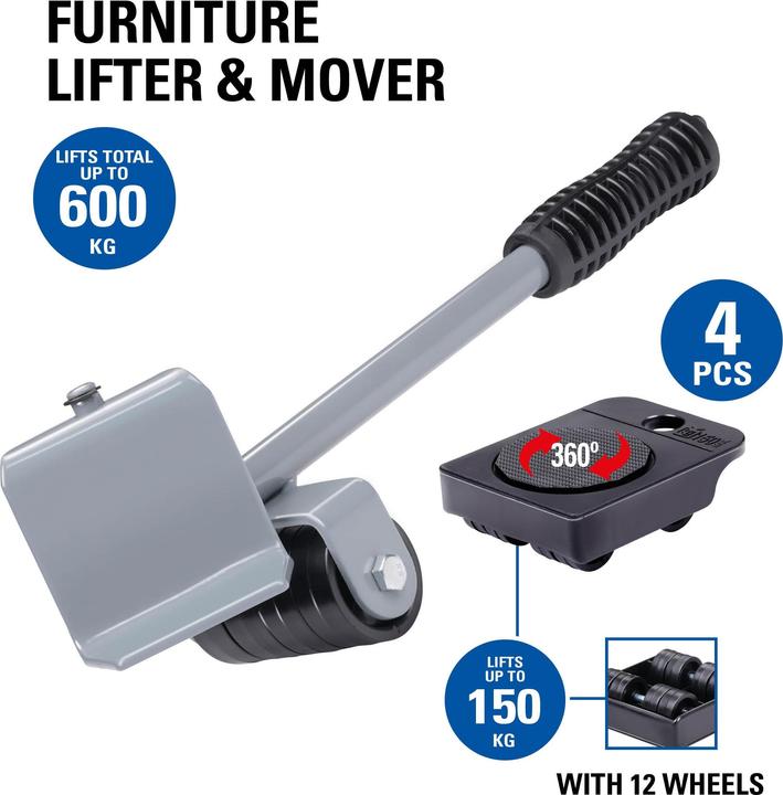 Immagine prodotto Kinzo Sollevatore di mobili e ausilio per il trasporto (150 kg)