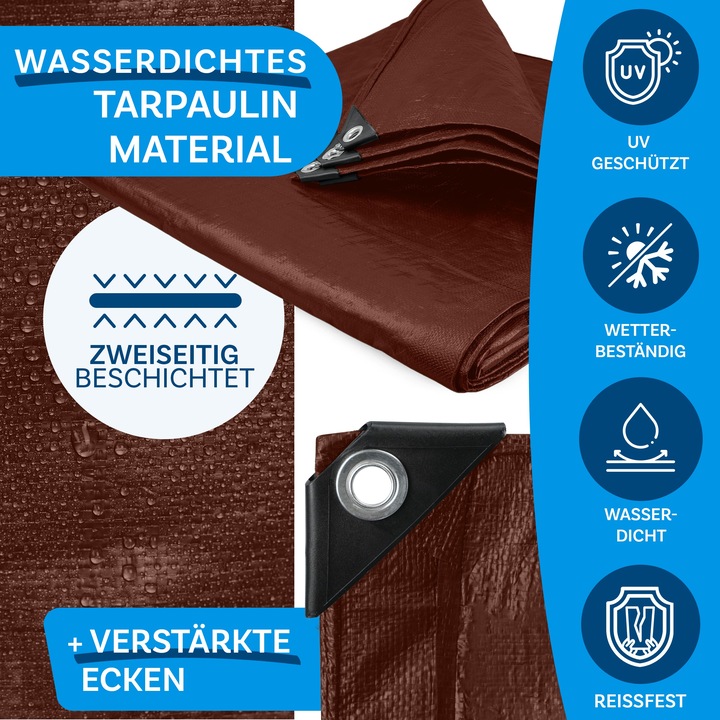 Immagine prodotto Floordirekt Copertina80 gm, 4 x 6 m, marrone (400 x 600 cm)