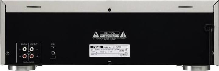 Actual product image TEAC W-1200-S Double Cassette Deck