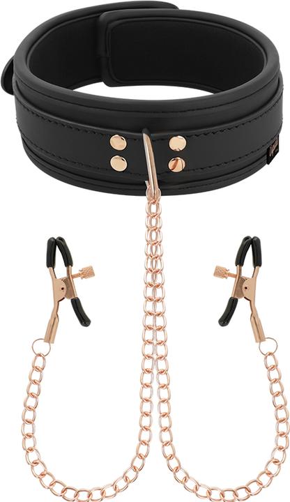 Actual product image Coquette Fantasy Coquette Chic Desire Fantasy Collar With Nipple Clamps