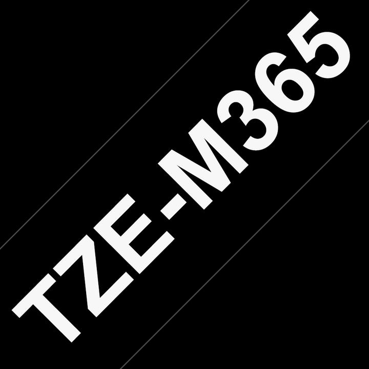 Produktbild Brother TZe-M365 Matt (3.60 cm, Schwarz)