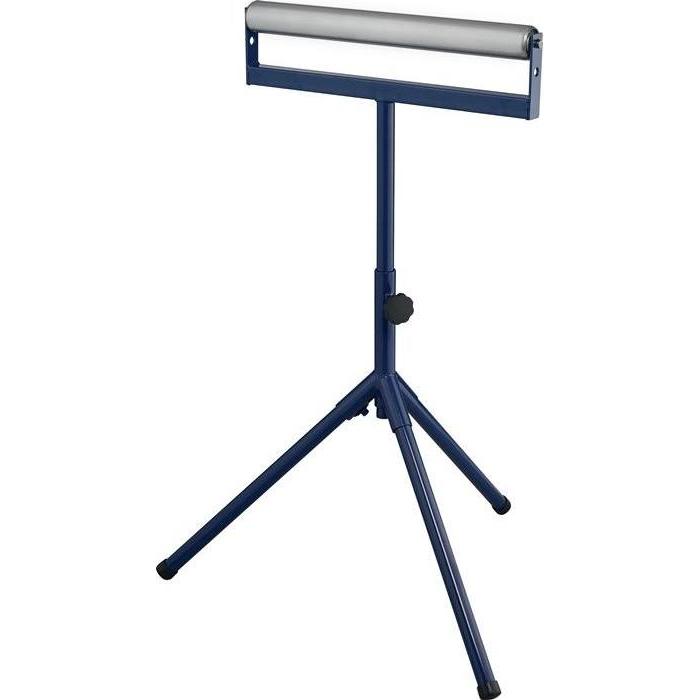 BS Rollen, Werkbank + Arbeitsbock, Rollst500 Rollenständer mit Tragrolle, höhenverstellbar Traglast 100 kg, blau (50 cm,...