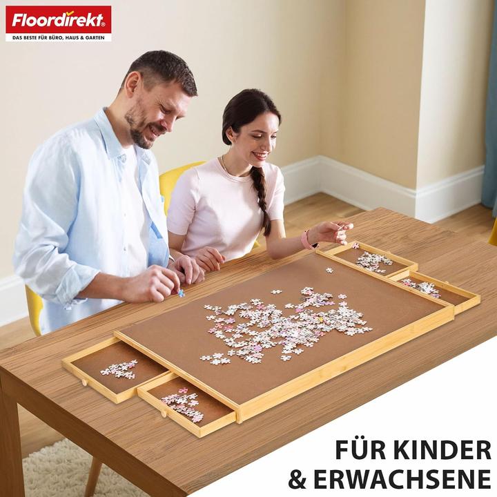 Immagine prodotto Floordirekt Yukon Puzzletisch mit Schubladen (1000 pezzi)