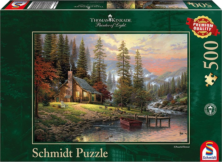 Actual product image Schmidt Spiele Thomas Kinkade: House in the Mountains (500 pieces)