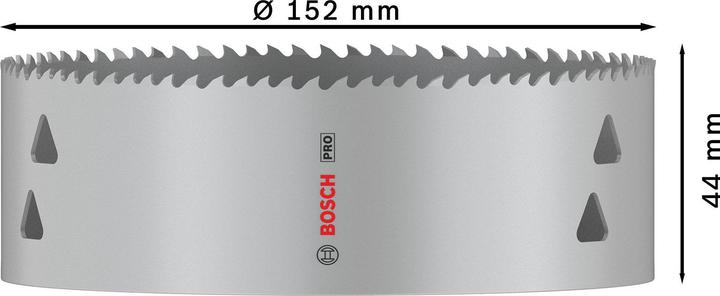 Productafbeelding Bosch Professional Zubehör PRO Multimateriaal gatenzaag, 152 mm, met schroefdraad (152 mm)
