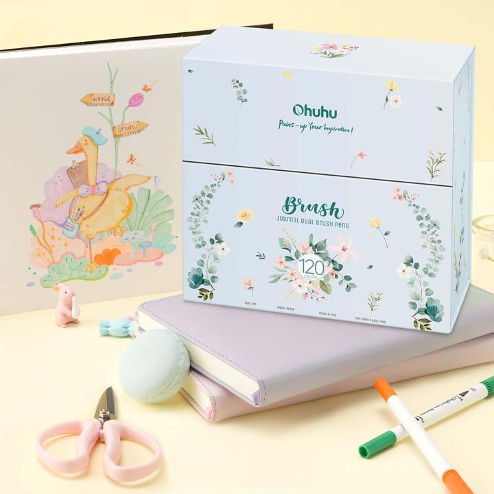 Immagine prodotto Ohuhu Maui Pinselstifte (120 Stk.) WHI (120x)