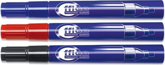 Forpus Marchio permanente, 1-5 mm, punta a proiettile, nero 1213-001