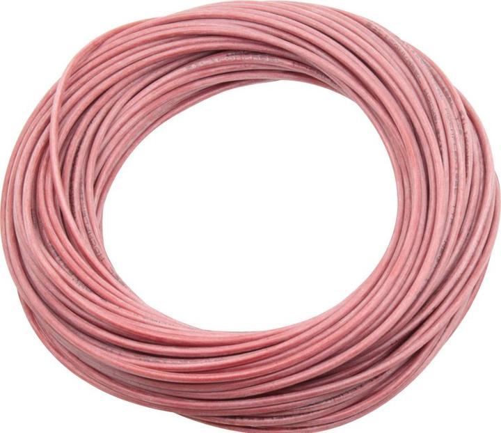 Donau Silicone measuring cable 25m Ø 4.0 Red