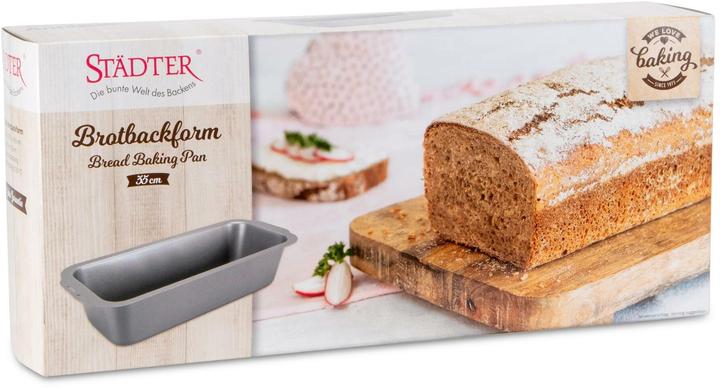 Produktbild Städter Brotbackform 35x14.5x8.5 cm We love baking