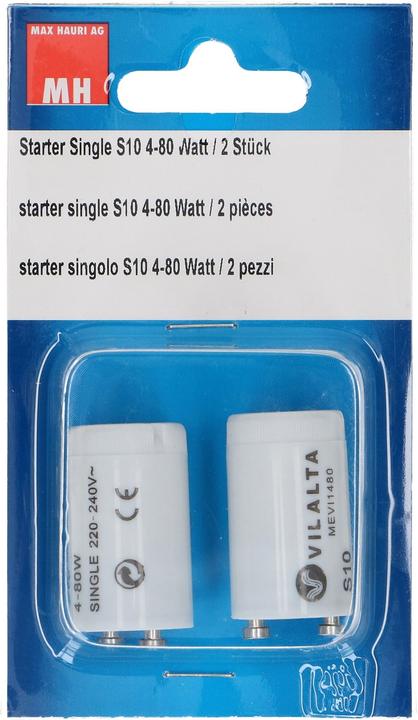 Produktbild Max Hauri Starter Single S10 4-80 Watt - 2 Stück