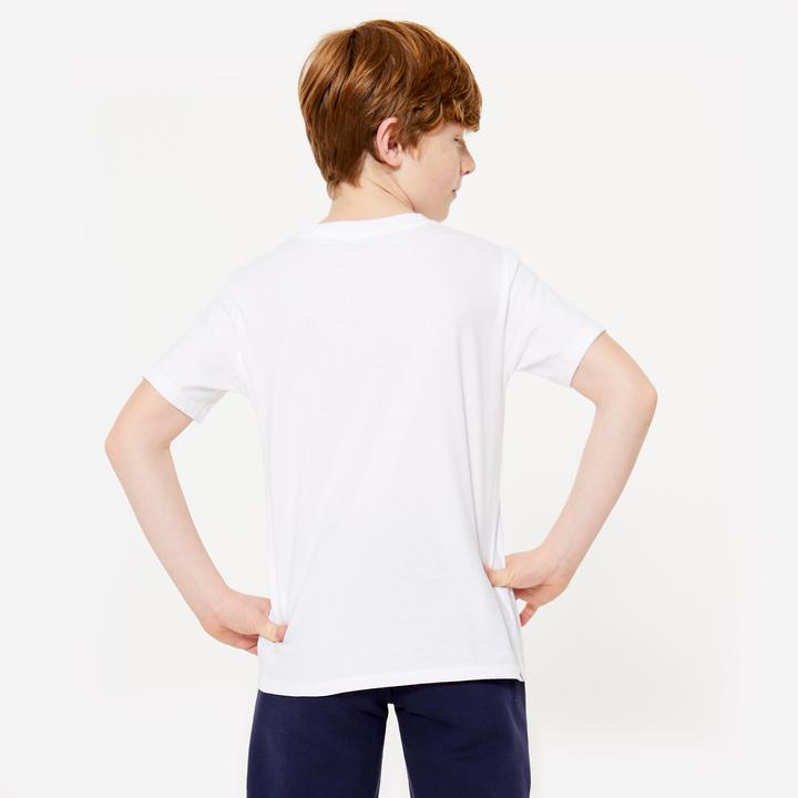 Produktbild Domyos Kurzarmshirt Kinder Rundhalsausschnitt Baumwolle (140)