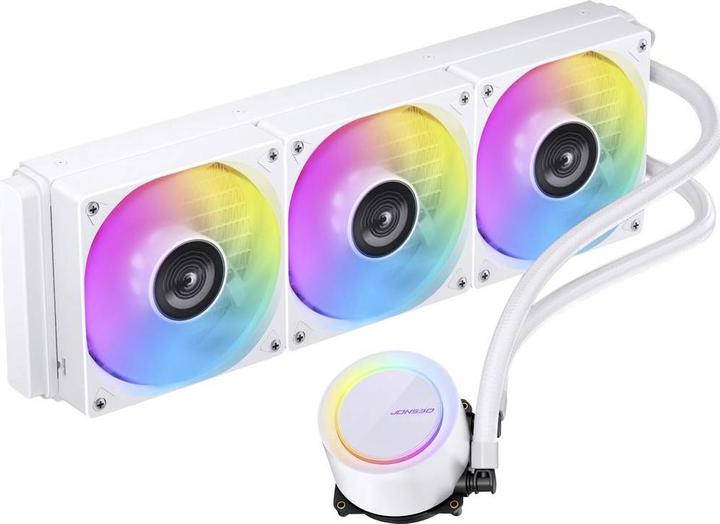 Actual product image Jonsbo TG-360 AiO Wasserkühlung, ARGB - 360mm, weiss (120 mm)