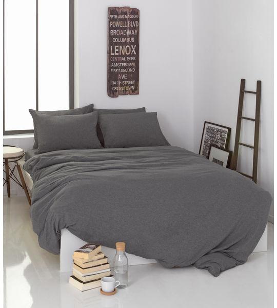 Produktbild Living Home Melange Jersey Uni (Bettwäsche Set, 160 x 210 cm, 65 x 100 cm)