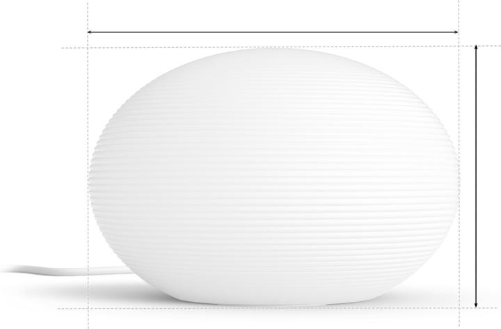 Actual product image Philips White & Color Ambiance Flourish Tischleuchte (1100 lm, E27)