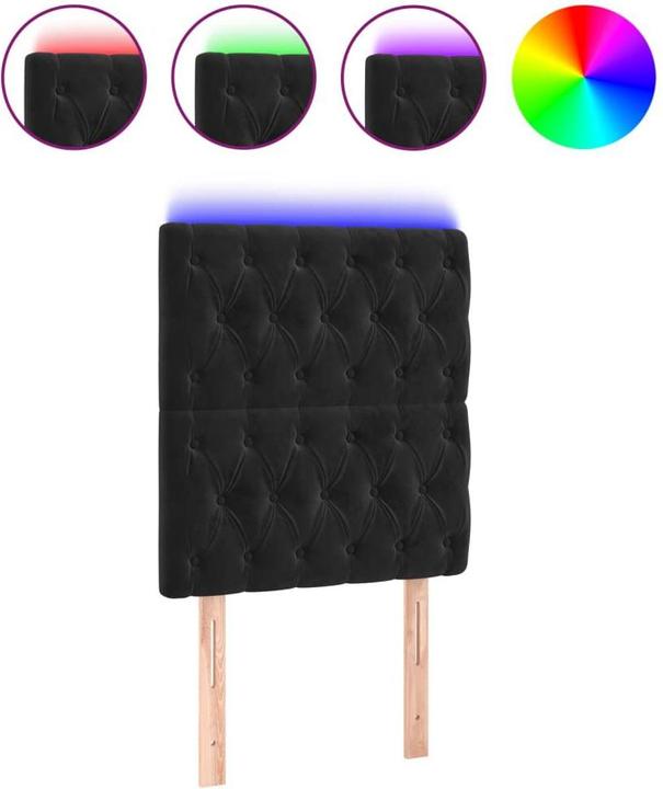 Produktbild vidaXL LED Kopfteil (80 x 7 x 128 cm)