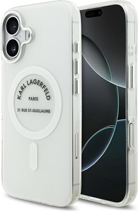 Actual product image Karl Lagerfeld - IML Karl RSG Logo MagSafe (KLHMP17SHKRSGPT) - iPhone 17 - Transparent (Apple iPhone 17)