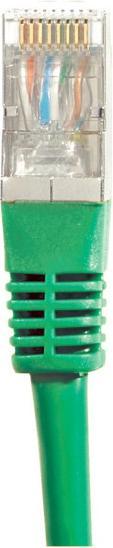 Actual product image Exertis Connect Patch cable S/FTP, PiMF, CAT.6, green, 2.0 m Patch cable with particularly narrow bend protection (S/FTP, CAT6, 2 m)