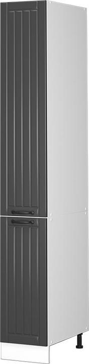 Anthrazit, Anthrazit Landhaus, Dunkelgrau, Weiss