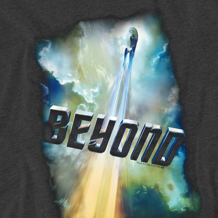 Actual product image Star Trek Beyond Unisex Adult Poster T-Shirt (L)