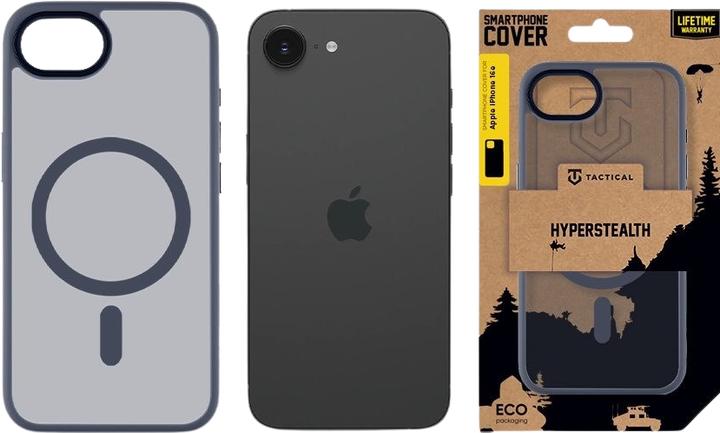 Produktbild Tactical Back panel cover - MagForce Hyperstealth Cover for iPhone 16e Deep Blue (Apple iPhone 16e)