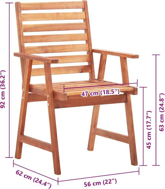 Immagine prodotto vidaXL Sedia da giardino
