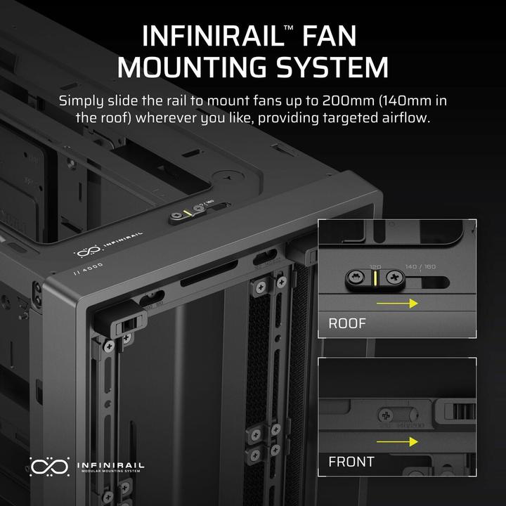 Immagine prodotto Corsair FRAME 4000D (ATX, E-ATX, mATX, Mini-ITX)