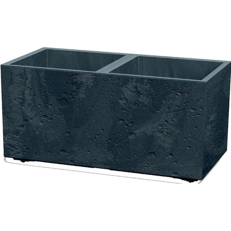 Prosperplast, Vaso da fiori, Donica Na Kółkach Antracytowa Sierra Case Beton Effect Dsi800E-S433 (77 x 38.50 x 37 cm)