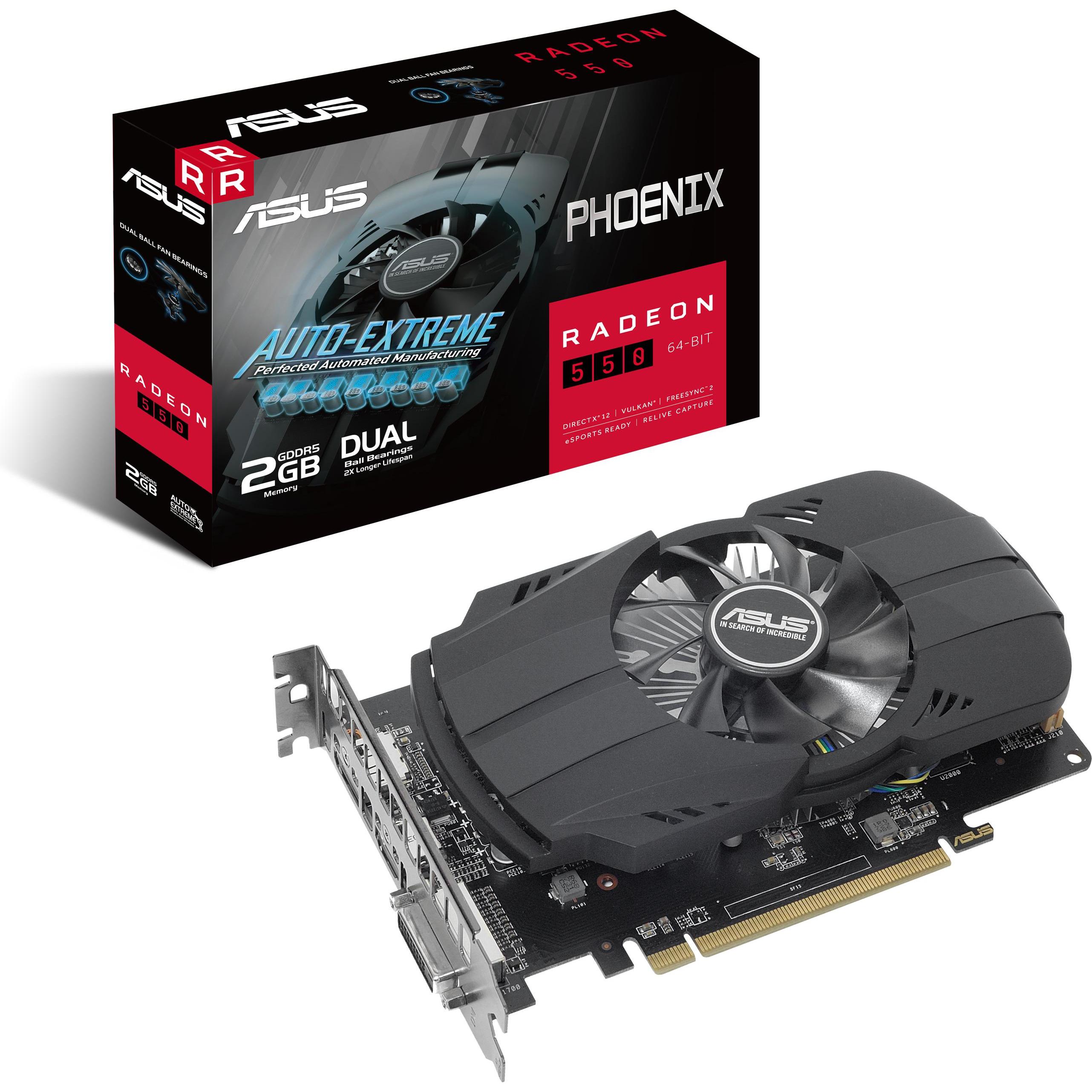 ASUS PH-550-2G Radeon RX 550 (2 GB), Grafikkarte