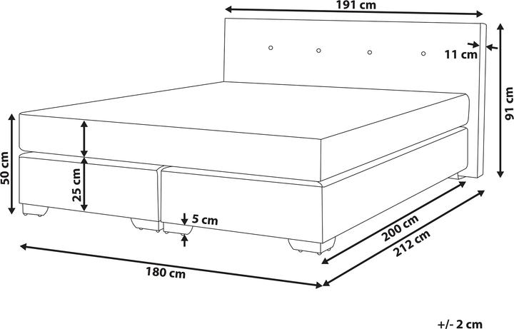 Actual product image Beliani Consul (160 x 200 cm)